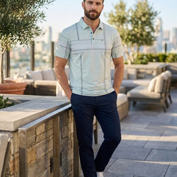 Carlotti Patterned Coloured Silk Tee Shirt