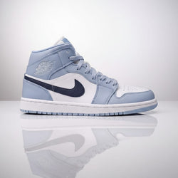 Air Jordan 1 Blue And White Adult Sneaker
