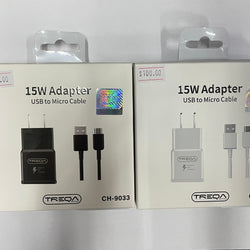 Treqa 15W Charger Set CH9033 Samsung Port