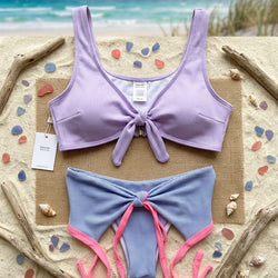 Heat Blue Stripe Beach Top