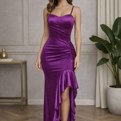 A Royal Amethyst Gown Dress