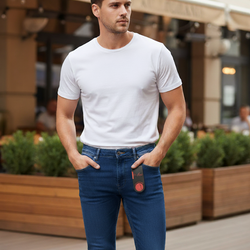 MJP 3262 Plain Deep Blue Men Pants