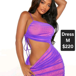 Mesh Two Colour Dress
