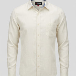 Men Long Sleeve White Shirts MAG126