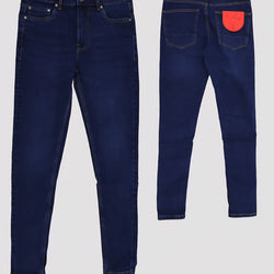 MJP 3262 Plain Deep Blue Men Pants
