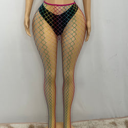 Z Mesh Rainbow Stocking