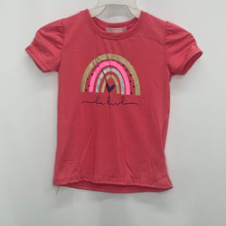 Hot Delicious Gold Rainbow Design Top