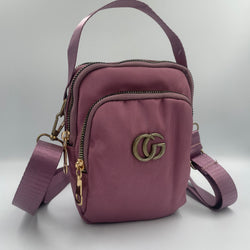 Purple Pouch Style Side Bag