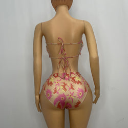 Tropical Splash Tube Bikini