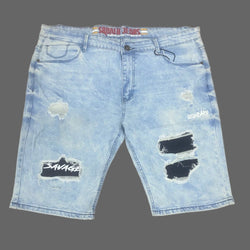 PF-1433 Men Distressed Squalo 3/4 Jeans
