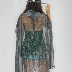 Adult Hooded Shimmer Halloween Cape