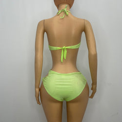 Sofia's Neon Green Bikini (Medium) Discounted Due To SunFade