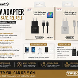 Treqa 15W Charger Set CH9033 Samsung Port