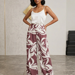 Soft Flare Pants Leaf Style J25MX552