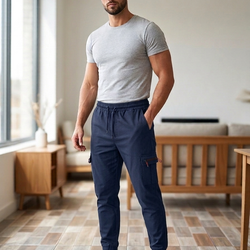 Men Cargo Joggers A 724