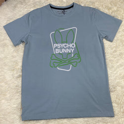 Psycho Bunny Neon Color lines Tee shirt