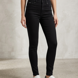 ;adies Long Black Pants LJP444040
