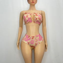 Tropical Splash Tube Bikini