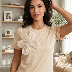 Petal Sparkle Top