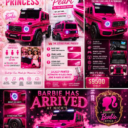 Big Benz G Wagon Custom Barbie Pink