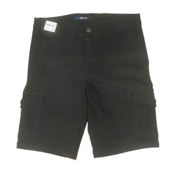 MSO-5287 Men Black Cargo 3/4 Pants