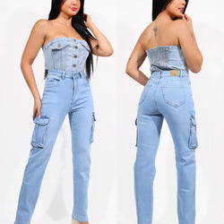 LJP 6793 Cargo Ladies Pants