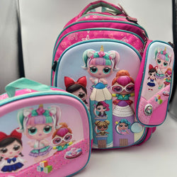 Character 3 pcs Bookbag Set Primary Size.