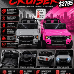 Land Cruiser SUV 2 Seater 4x4 Ride-On