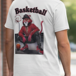 Basketball Pink Panther T Shirt