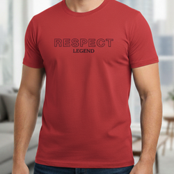 Respect Legend Print Tee Shirt