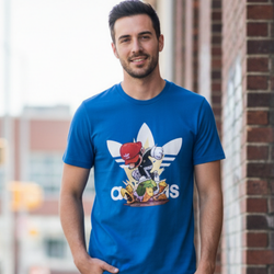 Adidas Mario Print Tee Shirt