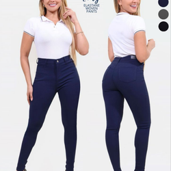 LJP443103 Ladies Long Navy  Pants