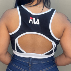 Fila Crop Top Black Large