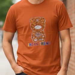 Branded teddy print Tee shirt