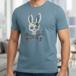 Psycho Bunny Muti Print Tee Shirt
