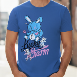 Lucky Charm Teddy Bear Print Tee Shirt