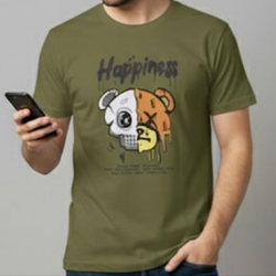 Happiness Half Teddy And Skull