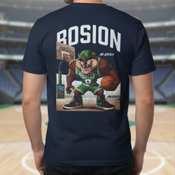 Bosion Cartoon Print T Shirt