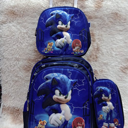 Character 3 Pcs Trolley Bags Primary Size