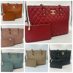 Chanel Diamond Stich Hand Bag 2203