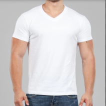 Best Value Tees V Neck White Plus Size
