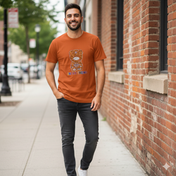 Branded teddy print Tee shirt