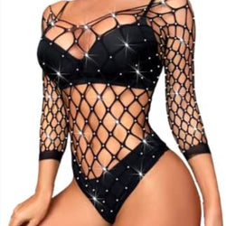 Mesh Sparkly Freesize Onesie
