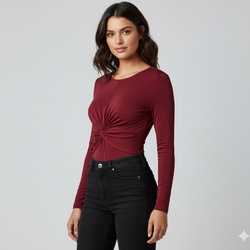 Twist Front Bodycon Onesie