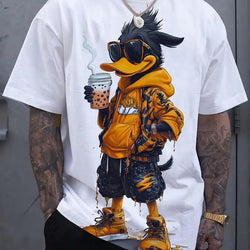 A Nick's Brand Gangster Boba Duck Tee Shirt