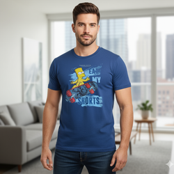 Simpson Bart Skateboard Tee Shirt