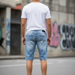 1031-Men Hyper Denim Wear 3/4 Jeans