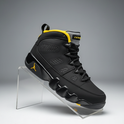 Jordan 9 Gray/Yellow Kids Sneakers