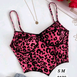 Leopard Casual Crop top