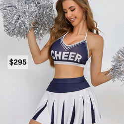 Sexy Tie Back Cheerleader Costume